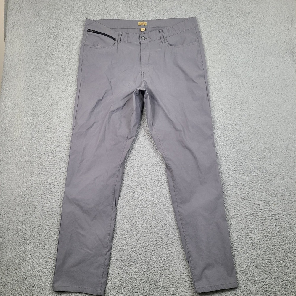 Telluride Clothing Company Pants Mens 38x32 Gray Outdoor Performance Golf